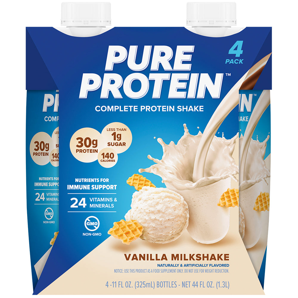 Vanilla Milkshake Complete Protein Shake Pure Protein vanilla-milkshake-complete-protein-shake-pure-protein