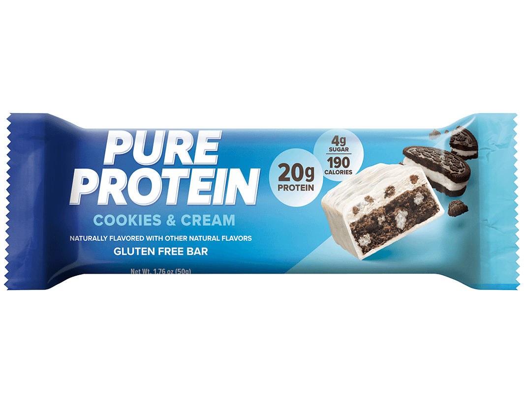 Cookies and Cream Protein Bars – Pure Protein