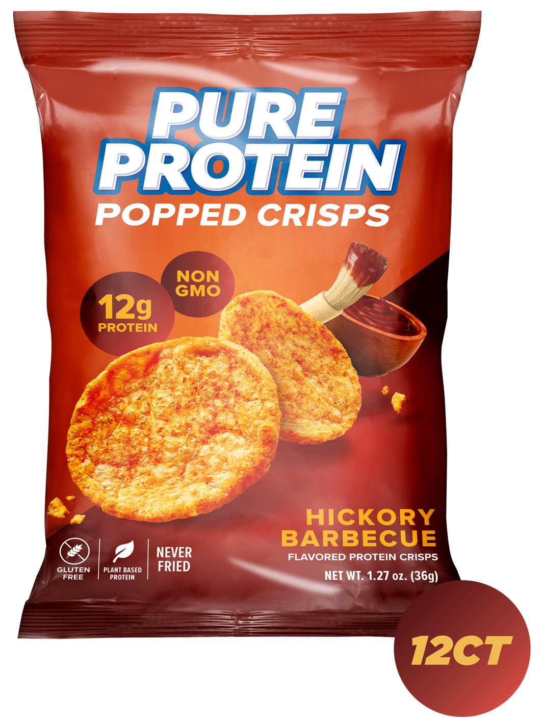 Hickory Barbecue Popped Crisps