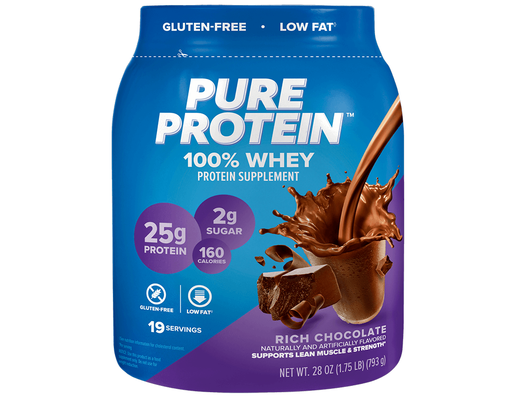 100% Whey Protein - Rich Chocolate (1.75 lb. Canister)