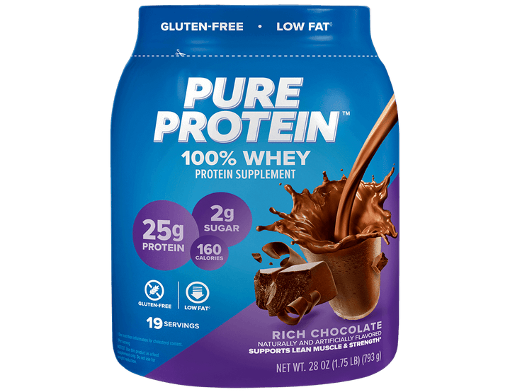 100% Whey Protein - Rich Chocolate (1.75 lb. Canister)