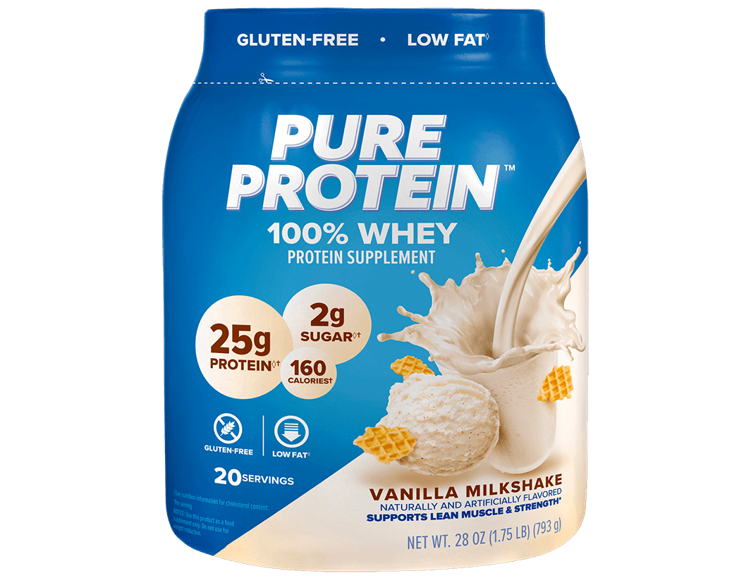 100% Whey Protein - Vanilla Cream (1.75 lb. Canister)