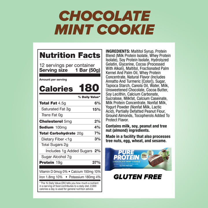 Chocolate Mint Cookie Protein Bar