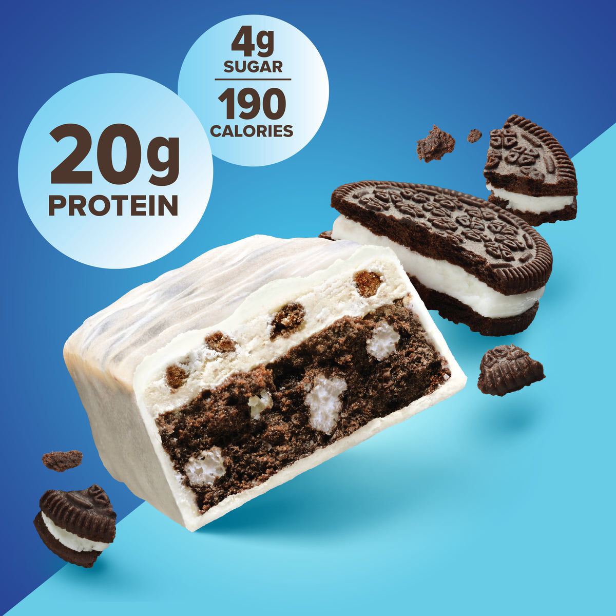 Cookies & Cream Protein Bar – Pure Protein