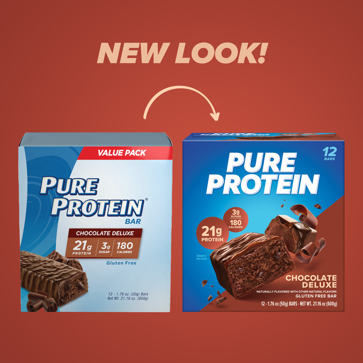 Chocolate Deluxe Protein Bar – Pure Protein