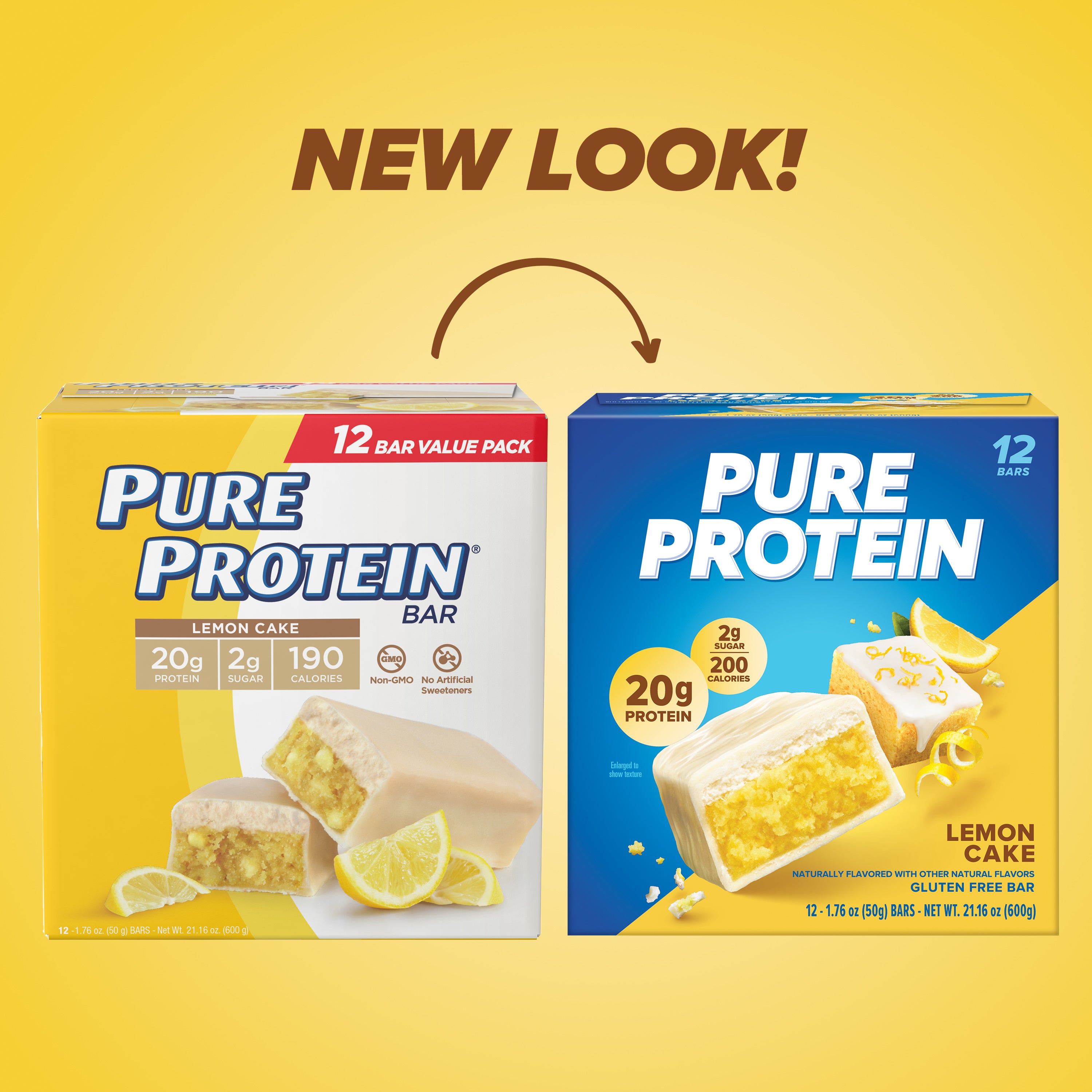 Lemon Cake Protein Bar – Pure Protein