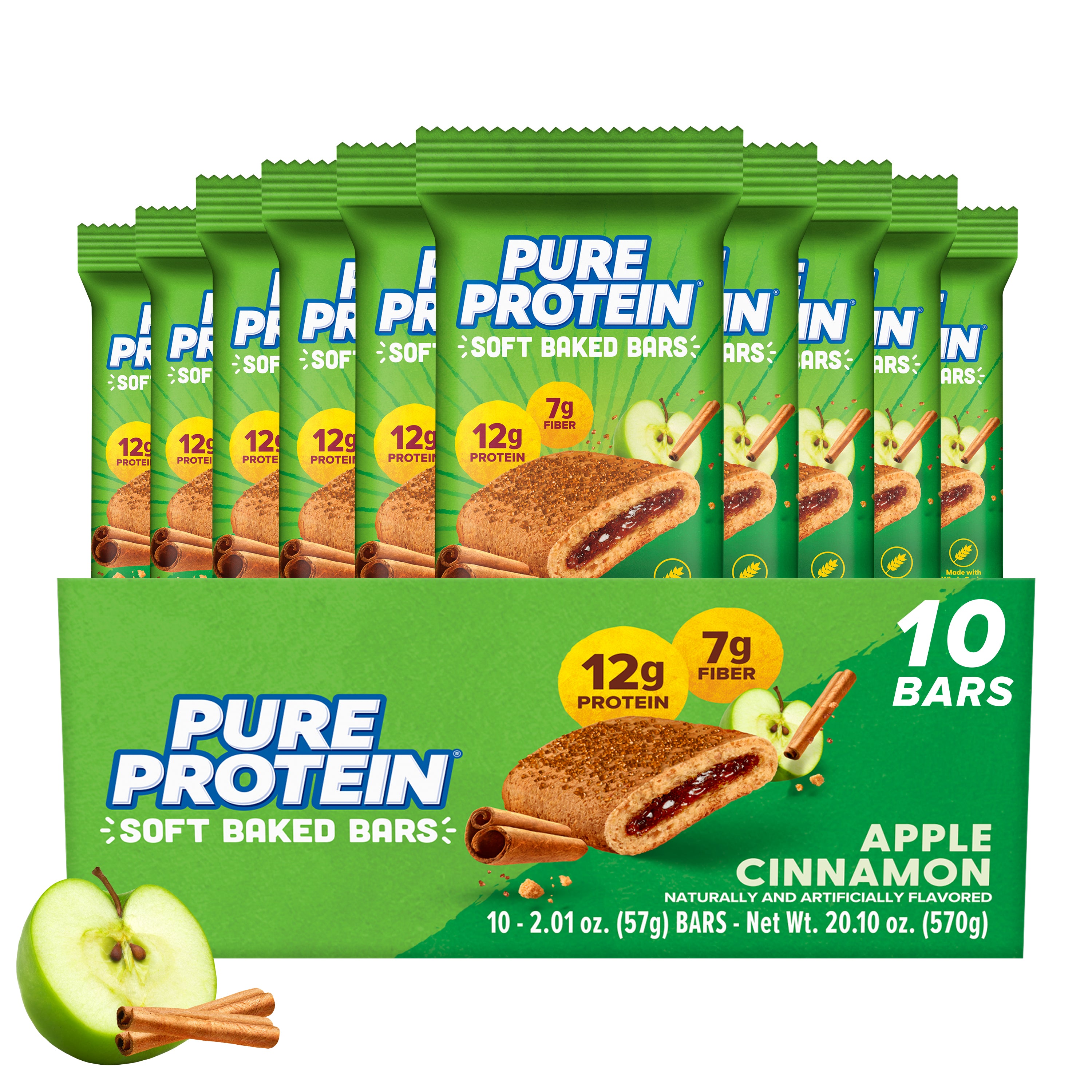 Apple Cinnamon Soft Baked Protein Bars – Pure Protein