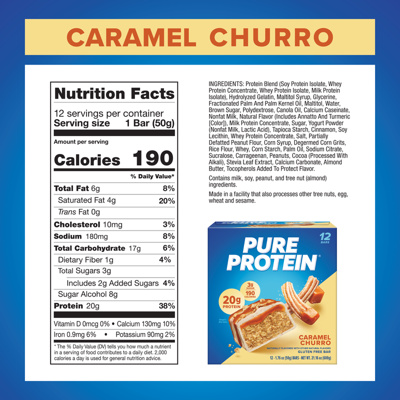 Caramel Churro Protein Bar