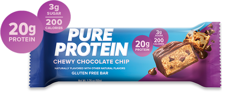 Chewy Chocolate chip protein bar